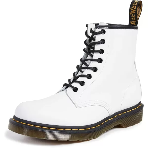 Dr Martens 1490 10Eye Leather Boot for Men and WomenWhite