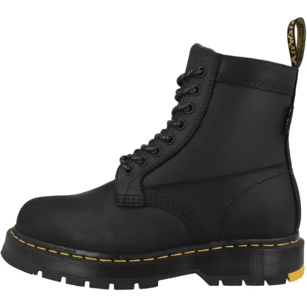 Dr Martens Mens Amphibians Combat Boot 45Black Connection Wp Black Coated Nylon