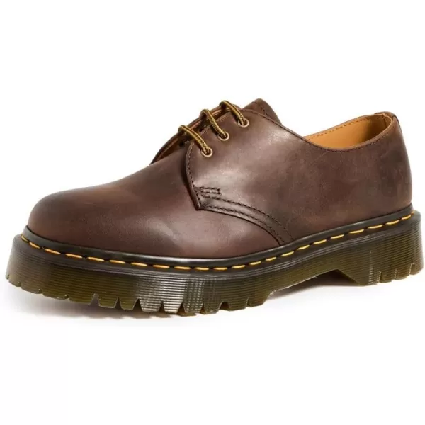 Dr Martens Unisex 1461 Bex Smooth OxfordDark Brown Crazy Horse