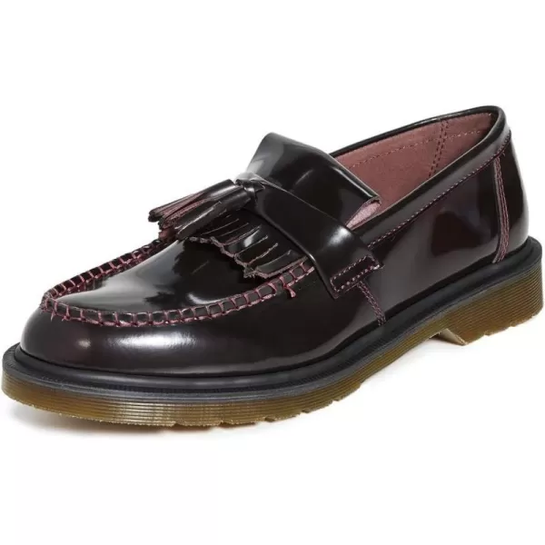 Dr Martens Unisex Adrian SlipOn LoaferCherry Red Arcadia