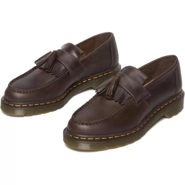 Dr Martens Unisex Adrian SlipOn LoaferDark Brown Crazy Horse