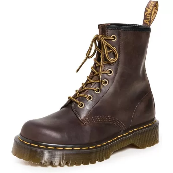 Dr Martens UnisexAdult 1460 Bex Combat BootDark Brown Crazy Horse