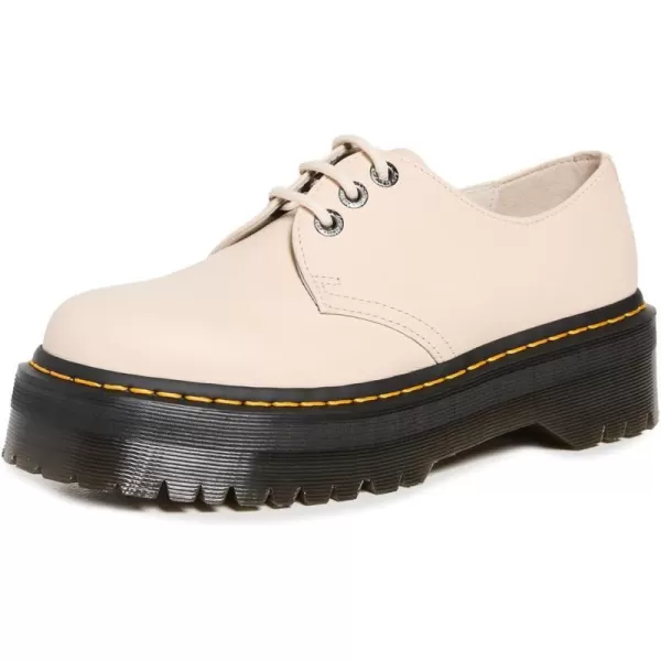 Dr Martens UnisexAdult 1461 Quad 2 PlatformParchment Beige Pisa