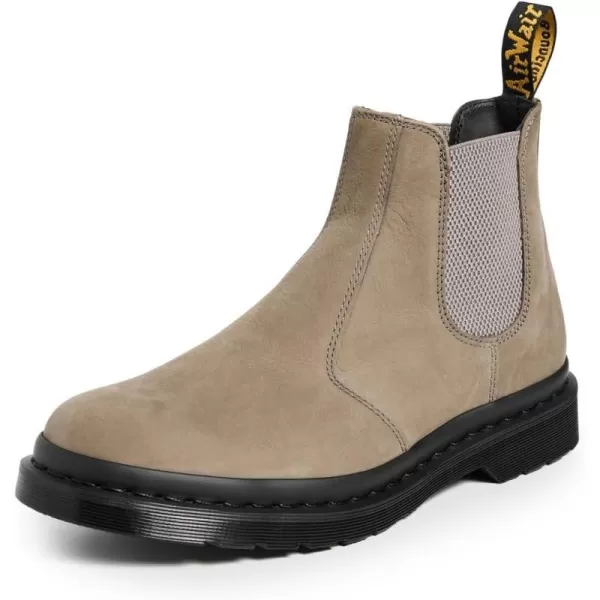 Dr Martens UnisexAdult Chelsea BootNickel Grey Milled Nubuck Wp