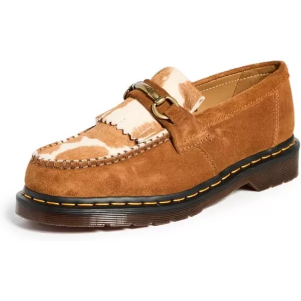 Dr Martens Womens Adrian Snaffle LoafersPecanbrownrepellocowprint