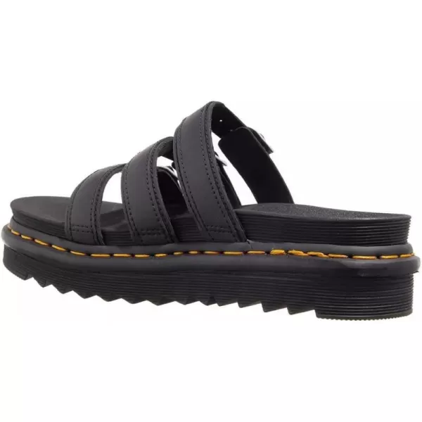 Dr Martens Womens Blaire Slide SandalsBlack Hydro Leather