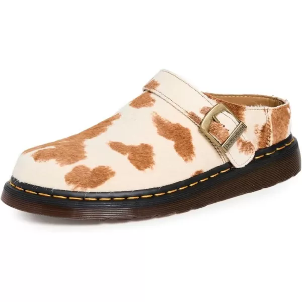 Dr Martens Womens Isham MulesJersey Cow Print Hair on