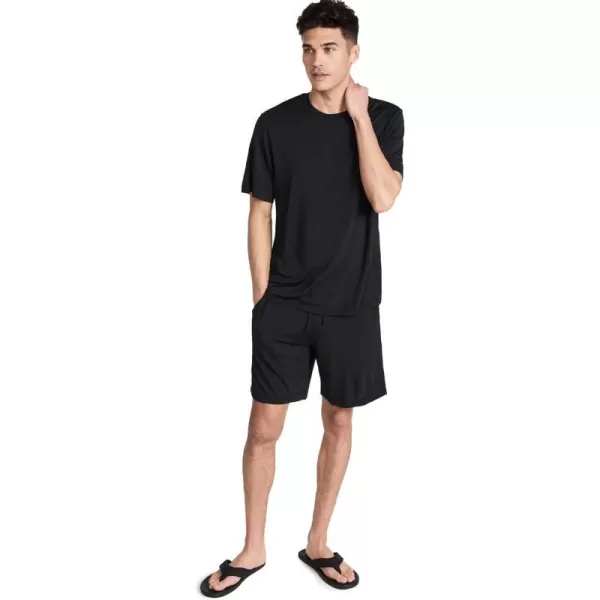 Eberjey Mens Henry Short PJ SetBlack