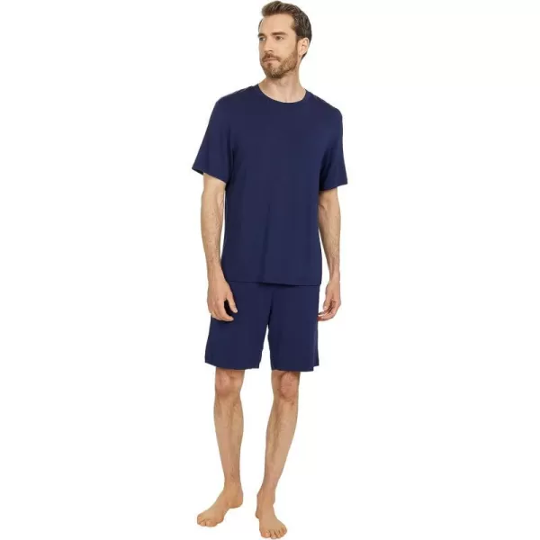 Eberjey Mens Henry Short PJ SetTrue Navy