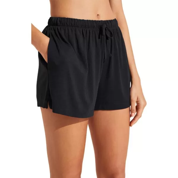 Eberjey Womens Gisele Everyday Relaxed ShortsBlack