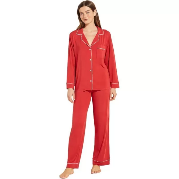 Eberjey Womens Gisele PJ SetHaute RedIvory