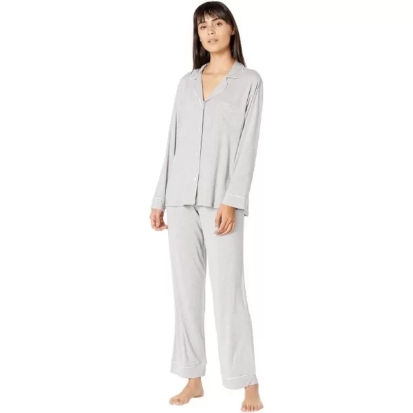 Eberjey Womens Gisele PJ SetHeather GreySorbet Pink