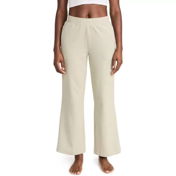 Eberjey Womens The Wide Leg PantsBotanical Zen Green