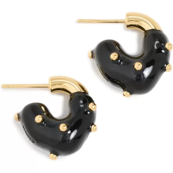 Eliou Womens Theo EarringsBlackGold