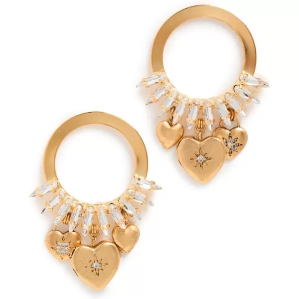 Elizabeth Cole Womens Zinnia EarringsCrystal