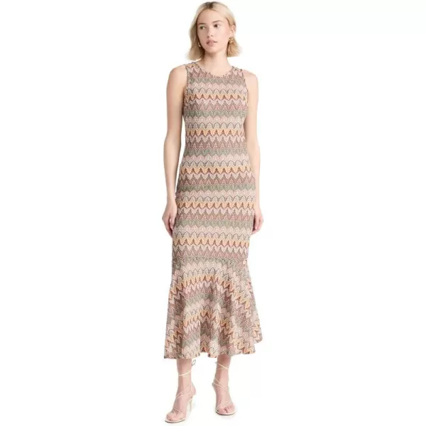 En Saison Womens Joanne Midi DressSage Multi