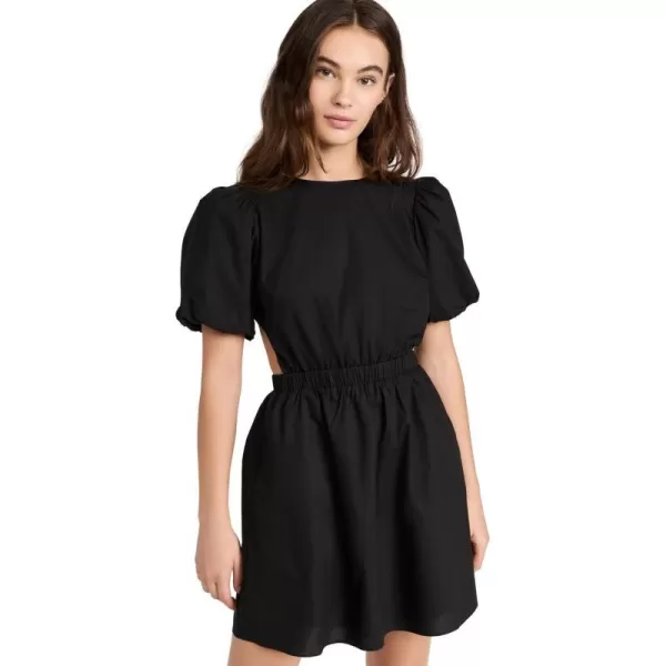 English Factory CutOut Poplin Mini DressBlack