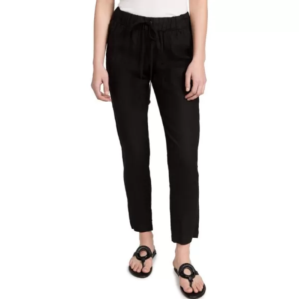 Enza Costa Womens Linen Easy PantsBlack