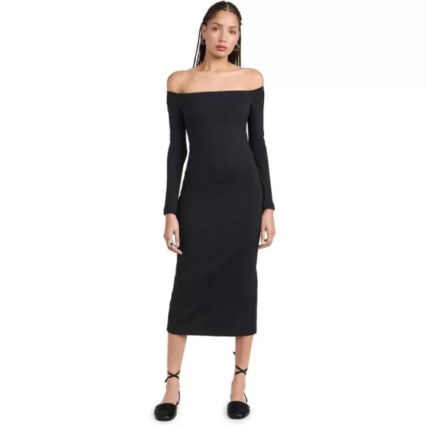 Enza Costa Womens OffShoulder DressBlack