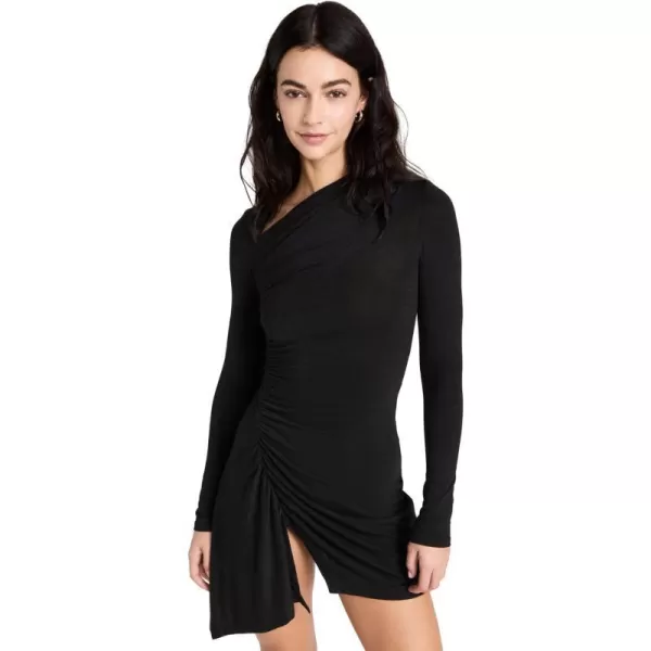 Enza Costa Womens Slash Mini DressBlack