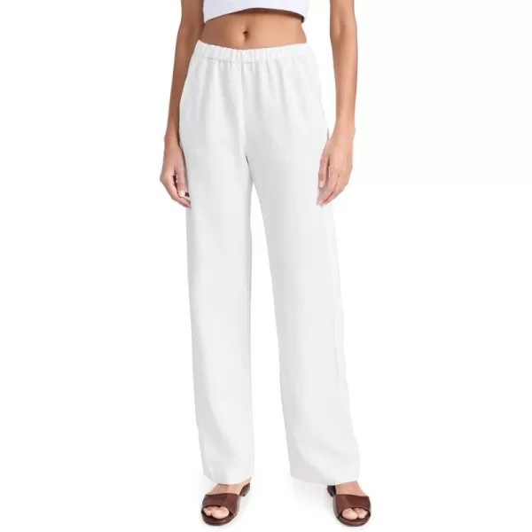 Enza Costa Womens Twill Everywhere PantsOffwhite