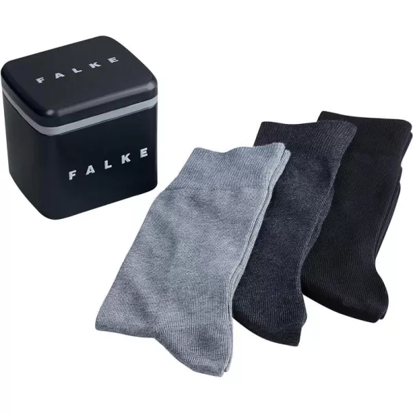 FALKE Men Happy Gift Box 3Pack Crew SocksMulticolor Sortiment 10