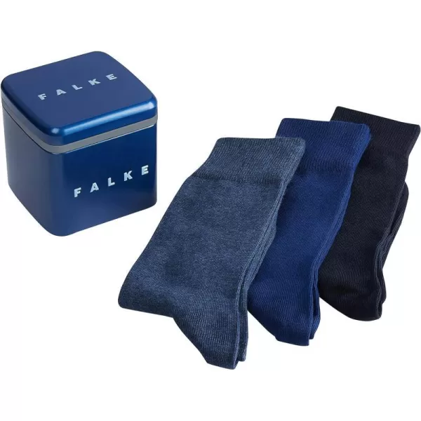 FALKE Men Happy Gift Box 3Pack Crew SocksMulticolor Sortiment 20