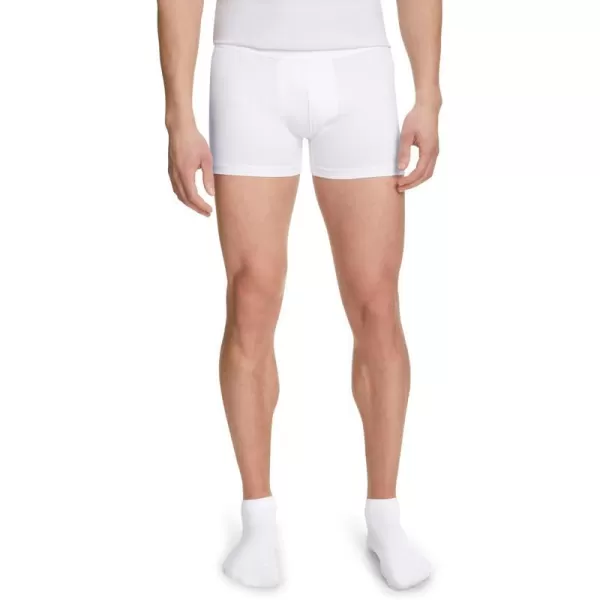 FALKE Mens Daily Comfort Boxer Shorts 2PackWhite White 2000