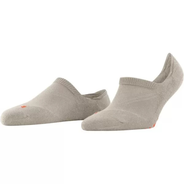 FALKE Womens Cool Kick No Show Socks Breathable Cooling Effect Polyester Low Cut Everyday Sock Non Slip HeelBeige Towel 4775