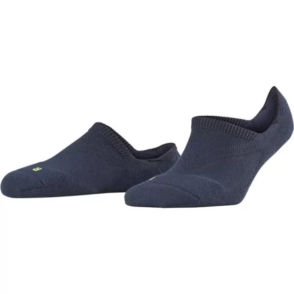 FALKE Womens Cool Kick No Show Socks Breathable Cooling Effect Polyester Low Cut Everyday Sock Non Slip HeelBlue Marine 6120