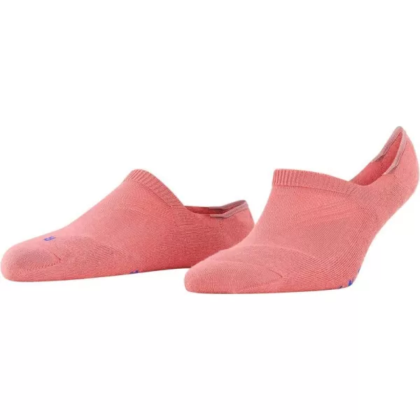 FALKE Womens Cool Kick No Show Socks Breathable Cooling Effect Polyester Low Cut Everyday Sock Non Slip HeelPowder Pink