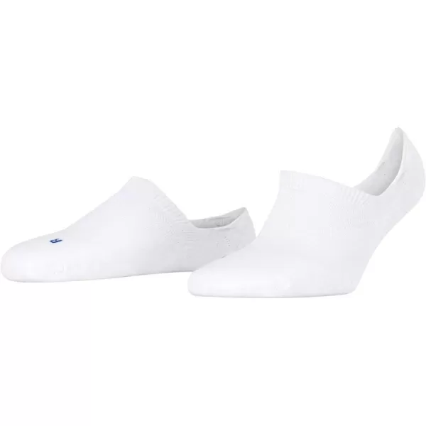 FALKE Womens Cool Kick No Show Socks Breathable Cooling Effect Polyester Low Cut Everyday Sock Non Slip HeelWhite White 2000