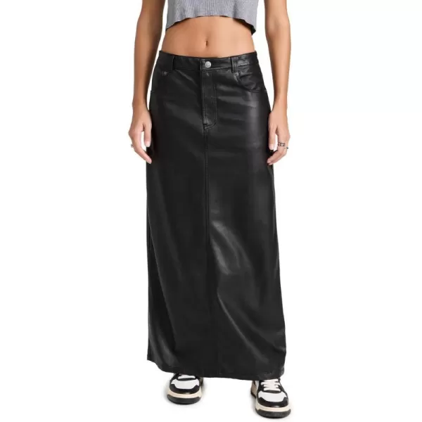 FP Movement Womens City Slicker Vegan Maxi SkirtBlack