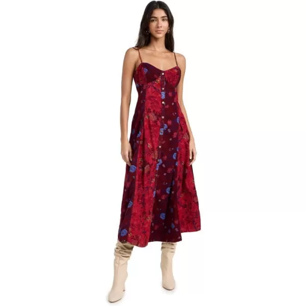 FP Movement Womens Gail Midi DressScarlet Combo