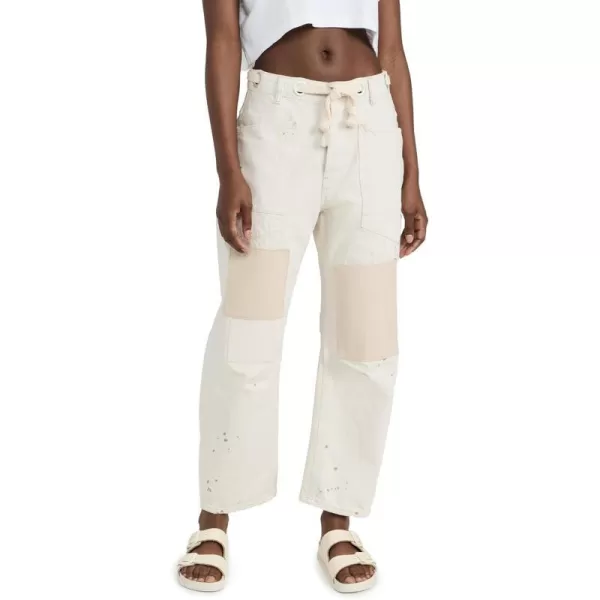 FP Movement Womens Moxie Low Slung JeansWhite