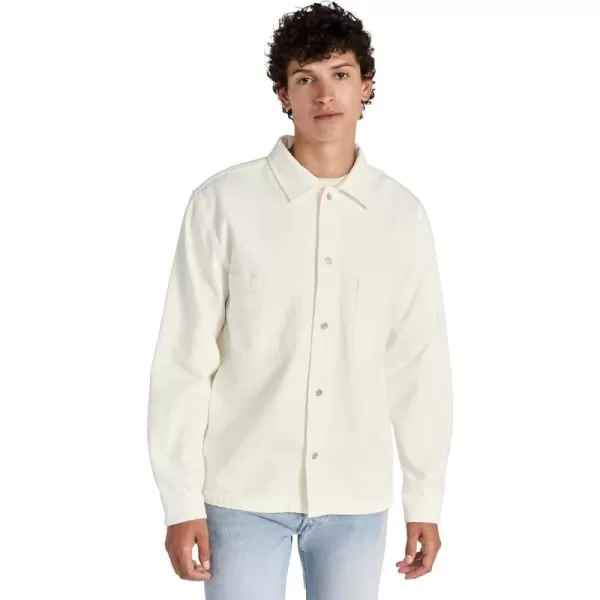 FRAME Mens Relaxed Double Pocket ShirtOffwhite