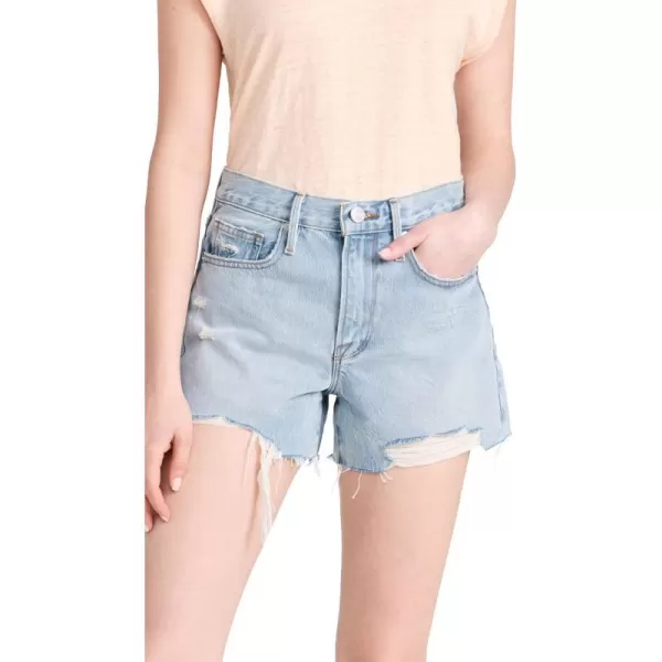 FRAME Womens Le Brigette Shorts Raw AfterLegacy Baines