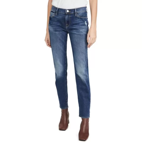 FRAME Womens Le Garcon JeansAzure