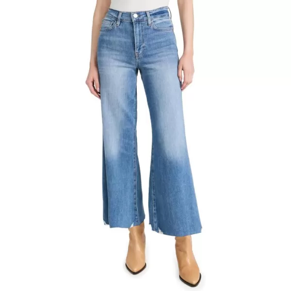 FRAME Womens Le Palazzo Crop JeansWavey Modern Chew