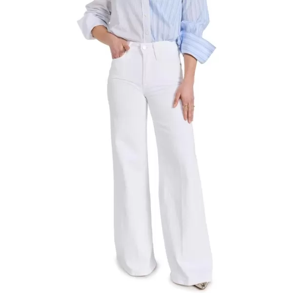 FRAME Womens Le Pixie Petite Palazzo JeansBlanc