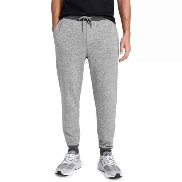 Faherty Mens Double Knit SweatpantsLight Carbon Heather