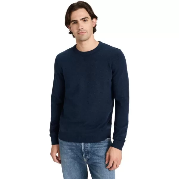 Faherty Mens Jackson Crew SweaterNavy Heather