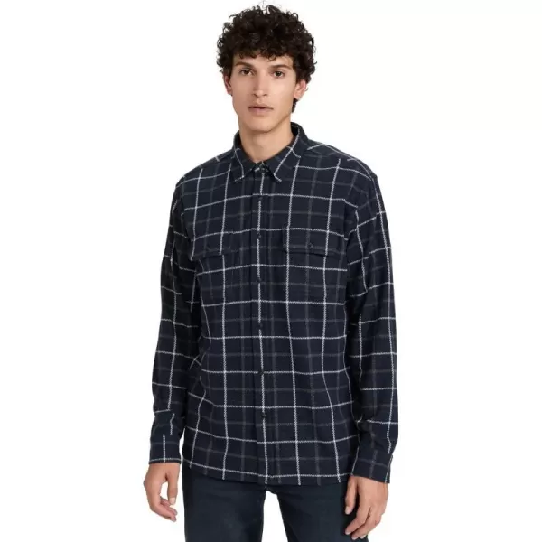 Faherty Mens Legend Sweater ShirtLow Rider Blue