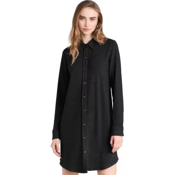 Faherty Womens Legend Sweater DressHeathered Black Twill