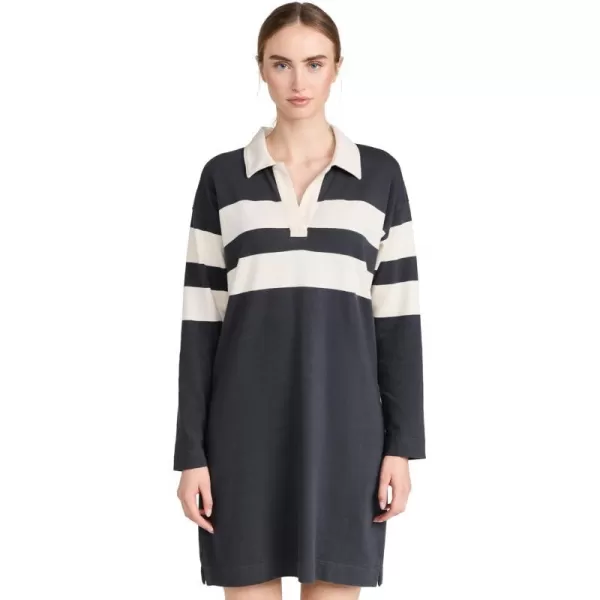 Faherty Womens Rugby Jersey Polo DressOpen Stripe