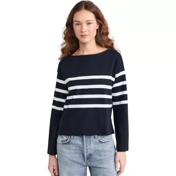 Faherty Womens Sport Jersey TeeCape May Stripe