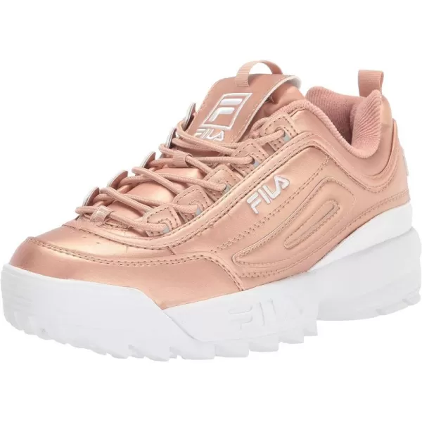 Fila Ray Tracer 2 Nxt Mens SneakerMetallic Rose GoldWhite