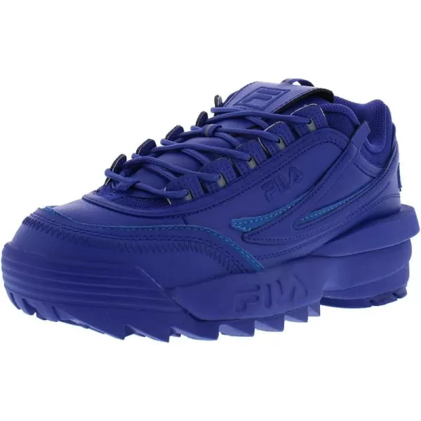 Fila Womens Disruptor Ii Premium Comfortable SneakersNavy Blue