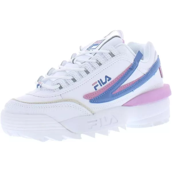 Fila Womens Disruptor Ii Premium Comfortable SneakersWhtObouAlur