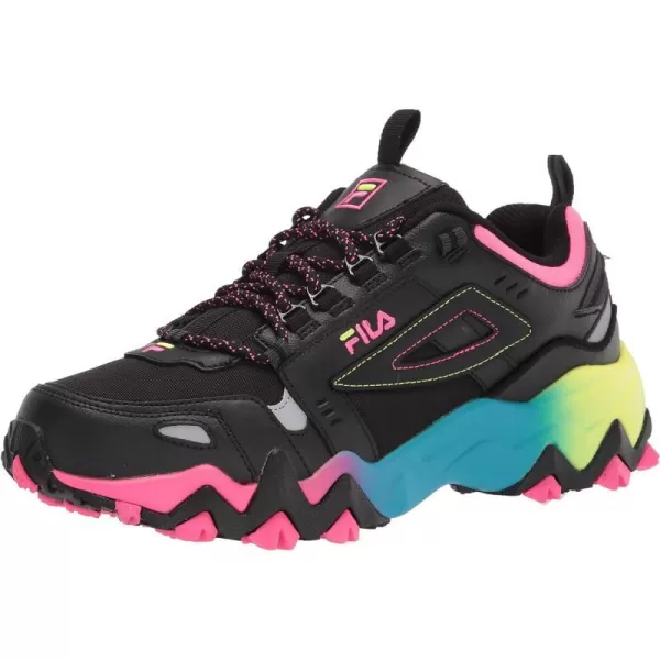 Fila Womens Oakmont Tr SneakerBlackBlackMulti